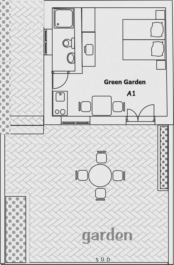Studio Green Garden Borik Rovinj Eksteriør bilde